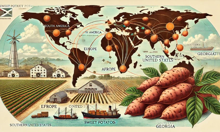 How Far Did Sweet Potatoes Travel to Georgia