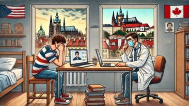 Prague Crisis Mental Health American Student Canadian Doctor