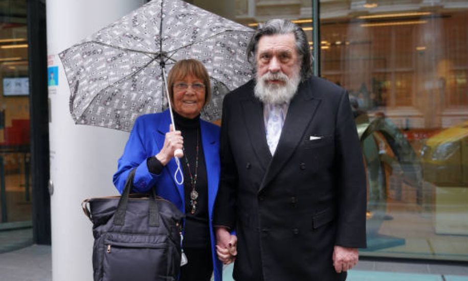 Rita Cumiskey and Ricky Tomlinson